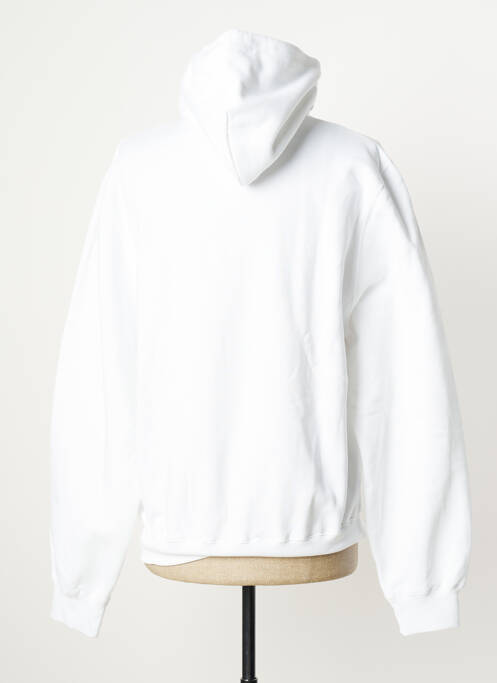 Sweat-shirt à capuche blanc BLASON pour homme