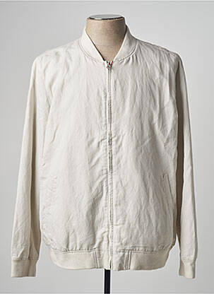 Veste casual resserrée sur le bas beige CELIO homme