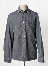 Veste en jean coupe droite gris CELIO homme