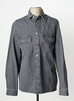 Veste en jean coupe droite gris CELIO homme