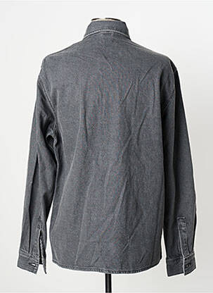 Veste en jean coupe droite gris CELIO homme