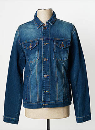 Veste en jean manches longues bleu DEVRED homme