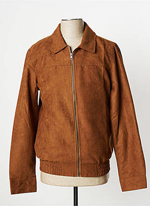 Veste casual poignets pressionnés marron DAMART homme