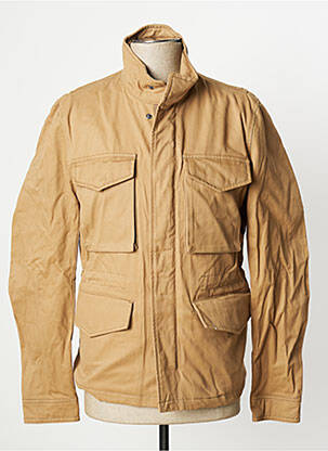 Veste casual coupe droite marron DEVRED homme