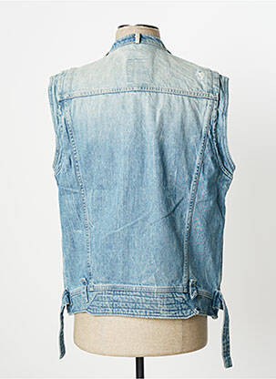 Veste en jean coupe droite bleu G STAR homme