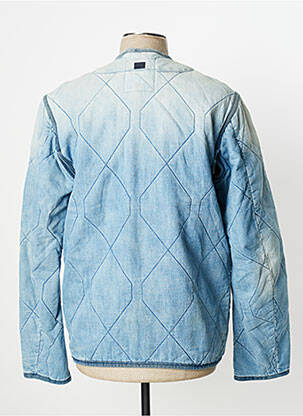 Veste casual fermeture boutonnée sur le devant bleu G STAR homme