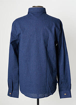 Chemise manches longues manches longues bleu RUCKFIELD homme