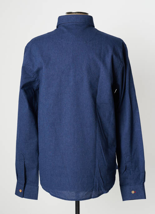 Chemise manches longues bleu RUCKFIELD pour homme