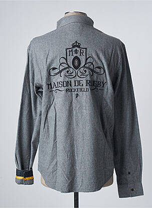 Chemise manches longues manches longues gris RUCKFIELD homme
