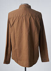 Chemise manches longues marron HERO BY JOHN MEDOOX pour homme seconde vue
