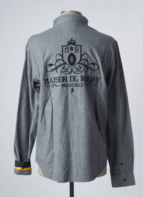 Chemise manches longues gris RUCKFIELD pour homme