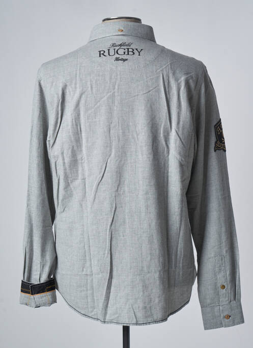 Chemise manches longues gris RUCKFIELD pour homme