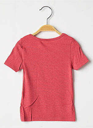 T-shirt coupe cintrée manches courtes rose DAMART fille
