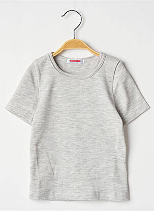 T-shirt stretch manches courtes gris DAMART enfant