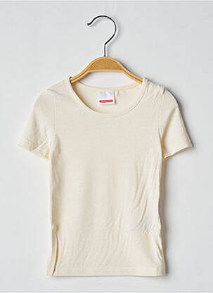 T-shirt stretch manches courtes beige DAMART enfant