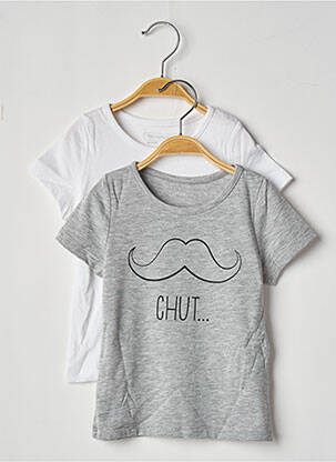 T-shirt stretch manches courtes gris DAMART enfant