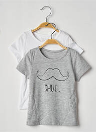 T-shirt stretch manches courtes gris DAMART enfant