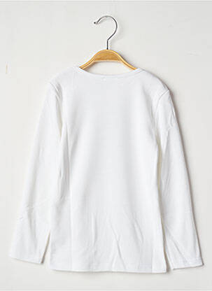 T-shirt manches longues manches longues blanc DAMART garçon
