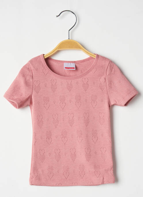 T-shirt rose DAMART pour fille