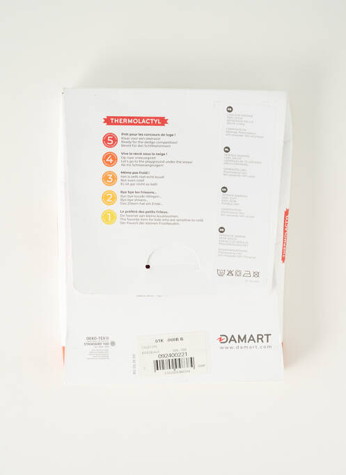 Legging rouge DAMART pour fille