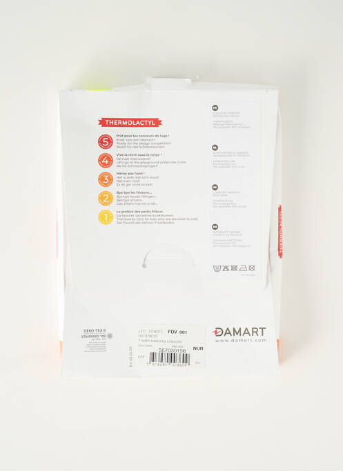 T-shirt gris DAMART pour enfant