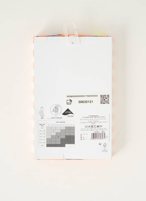 Collants marron PRINCESSE TAM-TAM pour femme