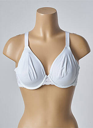 Soutien-gorge broderie haut soutien-gorge emboitant blanc MARKS AND SPENCER femme