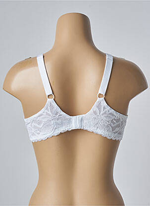 Soutien-gorge broderie haut soutien-gorge emboitant blanc MARKS AND SPENCER femme