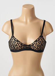 Soutien-gorge sans armature haut triangles noir SIMONE X SIMONE PÉRÈLE femme