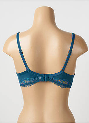 Soutien-gorge effet matière satinée haut soutien-gorge emboitant bleu SIMONE PERELE femme