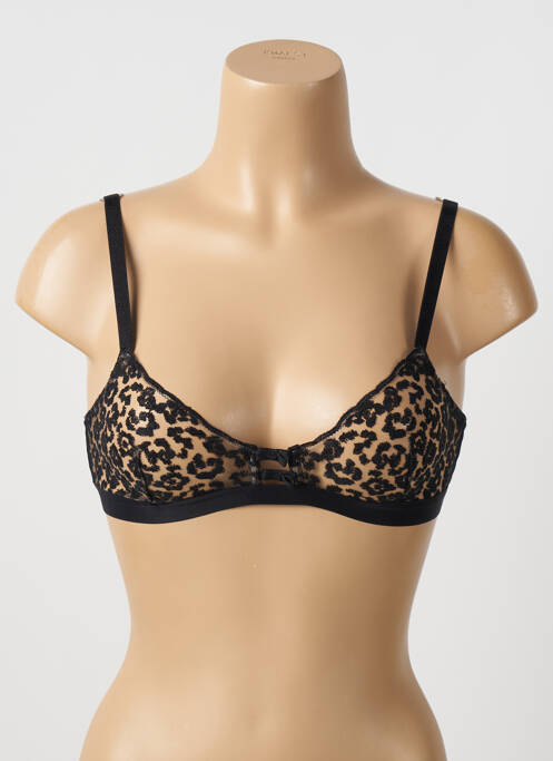 Soutien-gorge sans armature haut triangles noir SIMONE X SIMONE PÉRÈLE femme