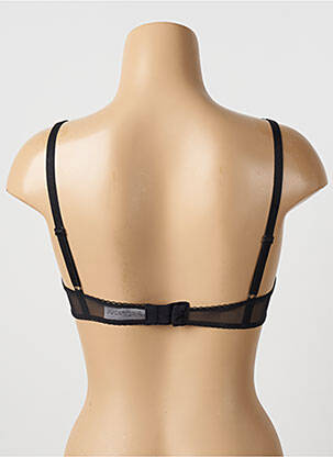 Soutien-gorge effet matière satinée haut soutien-gorge emboitant noir SIMONE PERELE femme