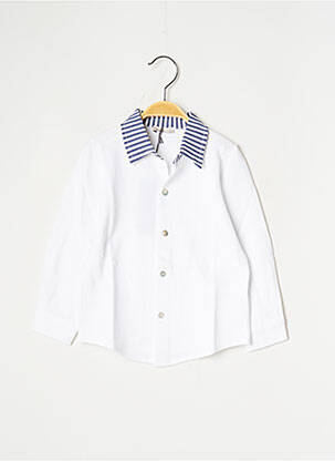 Chemisier manches longues manches longues blanc J.O MILANO fille