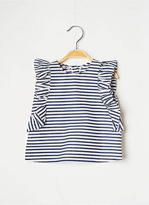 Top coupe droite manches courtes gris J.O MILANO fille
