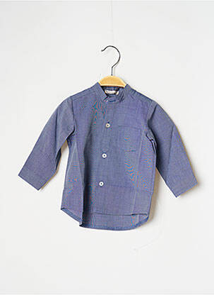 Chemise manches longues manches longues bleu J.O MILANO garcon