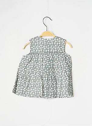 Robe mi-longue sans manche sans manche vert J.O MILANO fille