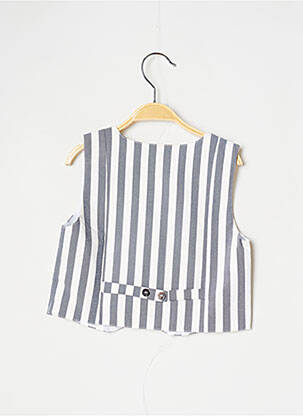 Gilet sans manche coupe droite gris J.O MILANO garçon