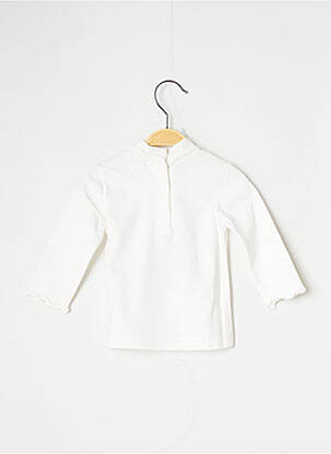 Sous-pull tissage jersey manches longues beige J.O MILANO fille