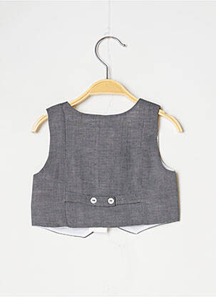 Gilet sans manche coupe droite gris J.O MILANO garçon