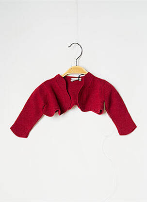 Boléro stretch rouge J.O MILANO fille