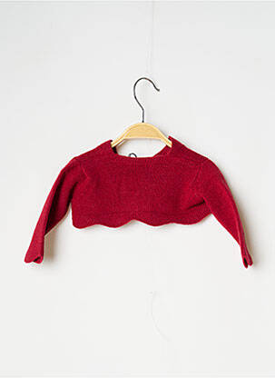 Boléro stretch rouge J.O MILANO fille