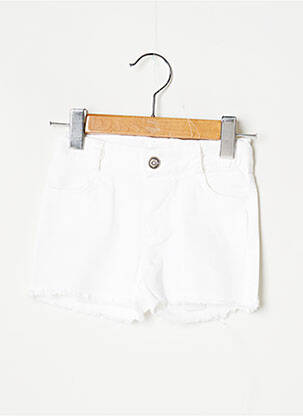 Short fermeture zippée sous rabat boutonné taille ajustable beige J.O MILANO fille
