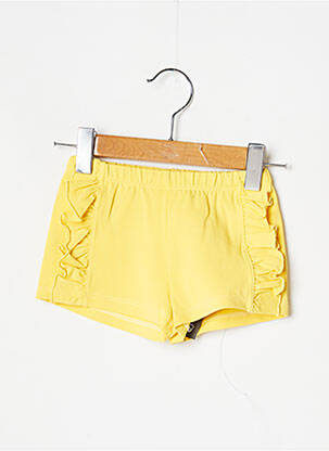 Short stretch taille élastique jaune J.O MILANO fille