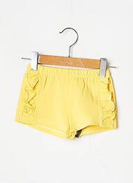 Short stretch taille élastique jaune J.O MILANO fille
