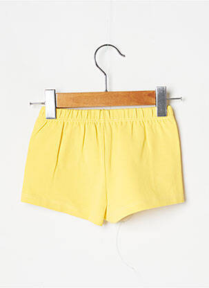 Short stretch taille élastique jaune J.O MILANO fille