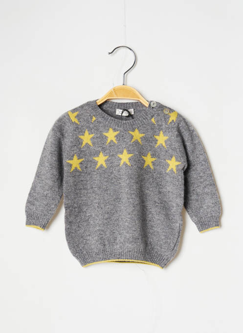 Pull gris J.O MILANO pour garçon