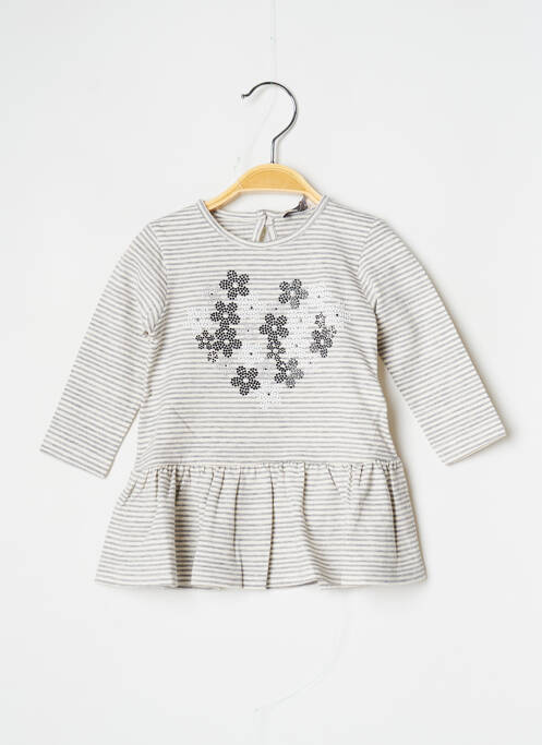 Robe mi-longue gris J.O MILANO pour fille