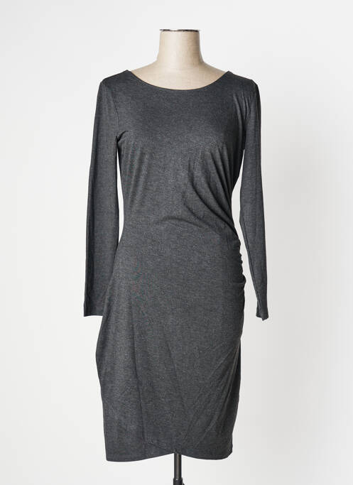 Robe mi-longue gris TIMEOUT pour femme