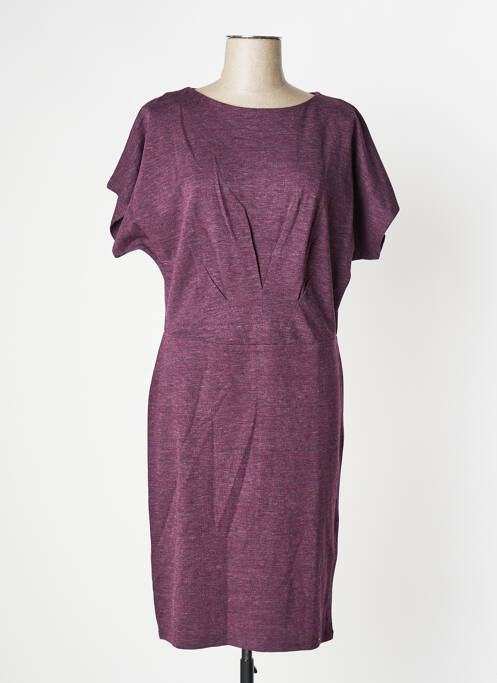 Robe mi-longue violet TIMEOUT pour femme