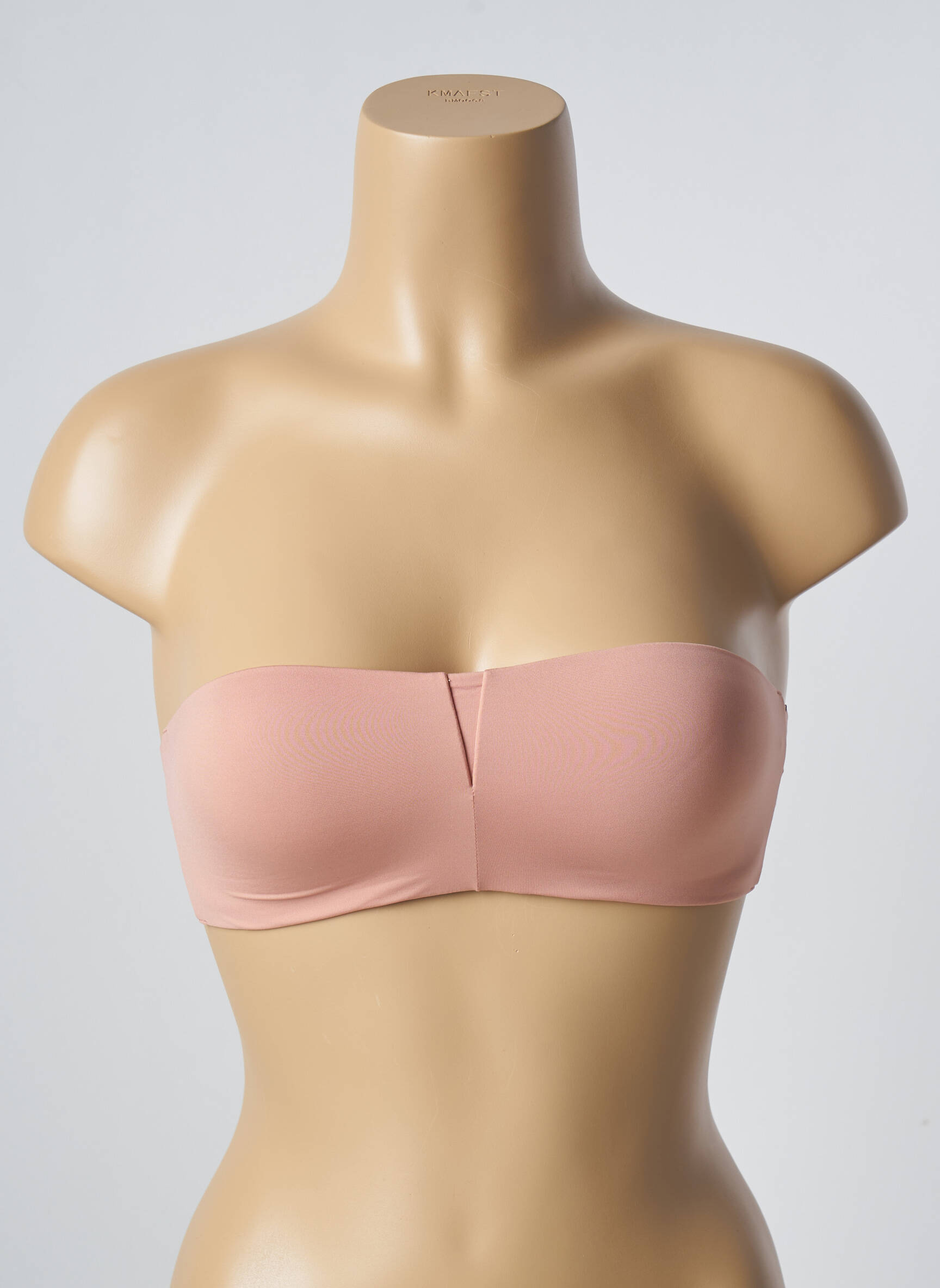 Soutien-gorge effet matière satinée haut bandeau rose PASSIONATA femme